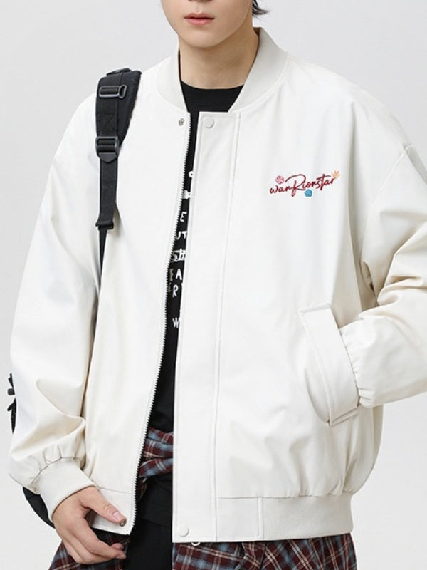 Liber Autumn Neutral wear Multiple pockets Floral Jackets