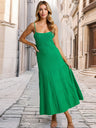 Piping Camisoles Maxi Dresses