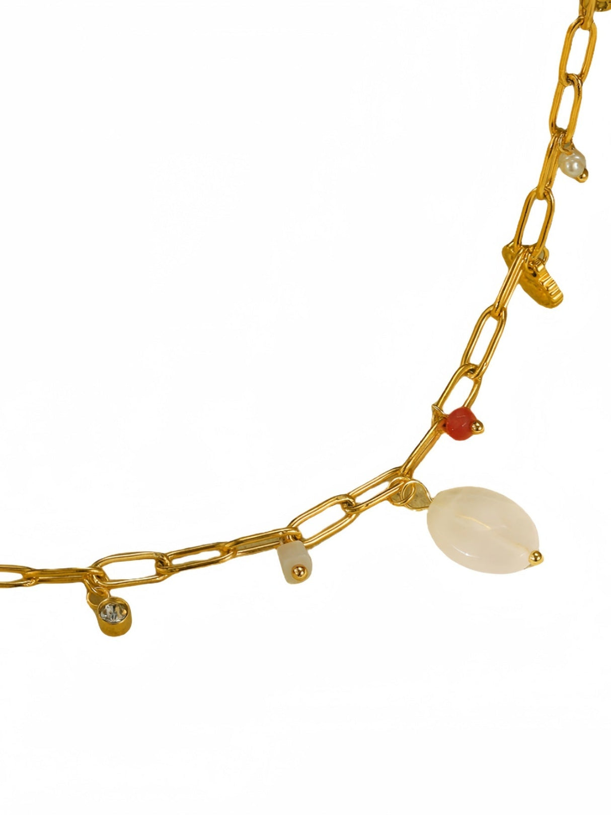 Heart-shaped Pendant Chain Necklace