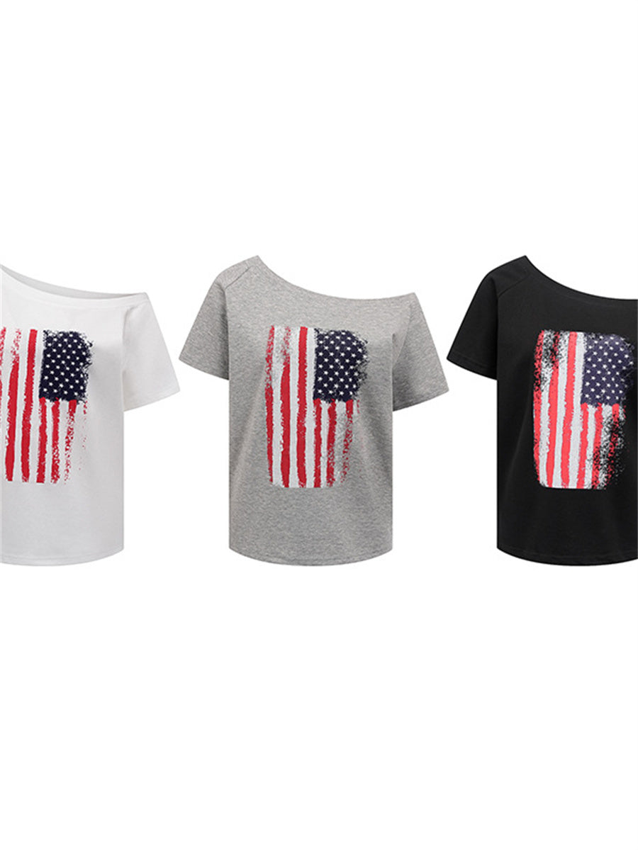 Liber Summer Women's 3D, Three-dimensional pattern Religious Nationality T-shirts