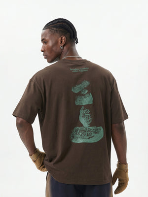 Retro Stone Printed T-shirts