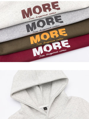 Letter Print Hooded Sweatshirts&Hoodies