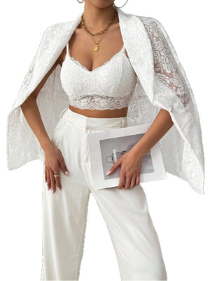 Lace Sunscreen Blazers Commuting Jackets