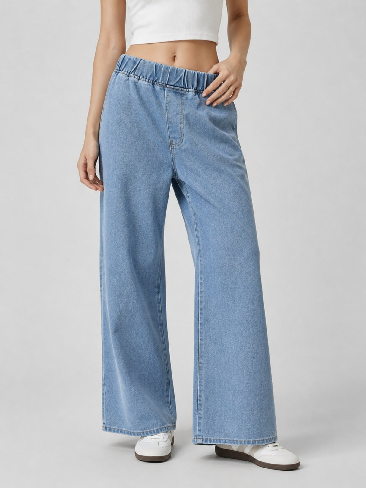 Comfortable And Casual Wide-leg Loose Jeans