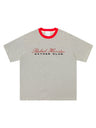 Retro Letter Embroidery Loose-fit T-shirts