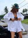 Long-sleeved Cardigan Shorts 2-piece Sets