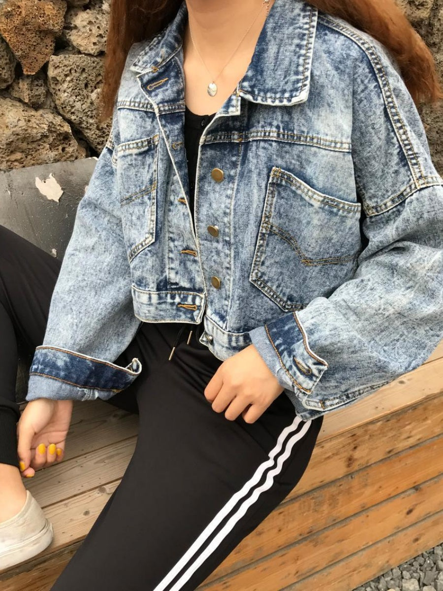 Liber Autumn Women's Short Denim jacket