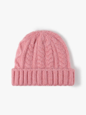 Jacquard Thick-Knit Beanie, Thermal Winter Hat, Warm Fleece-Lined, One Size