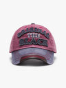 Distressed Embroidery Letter Baseball Caps