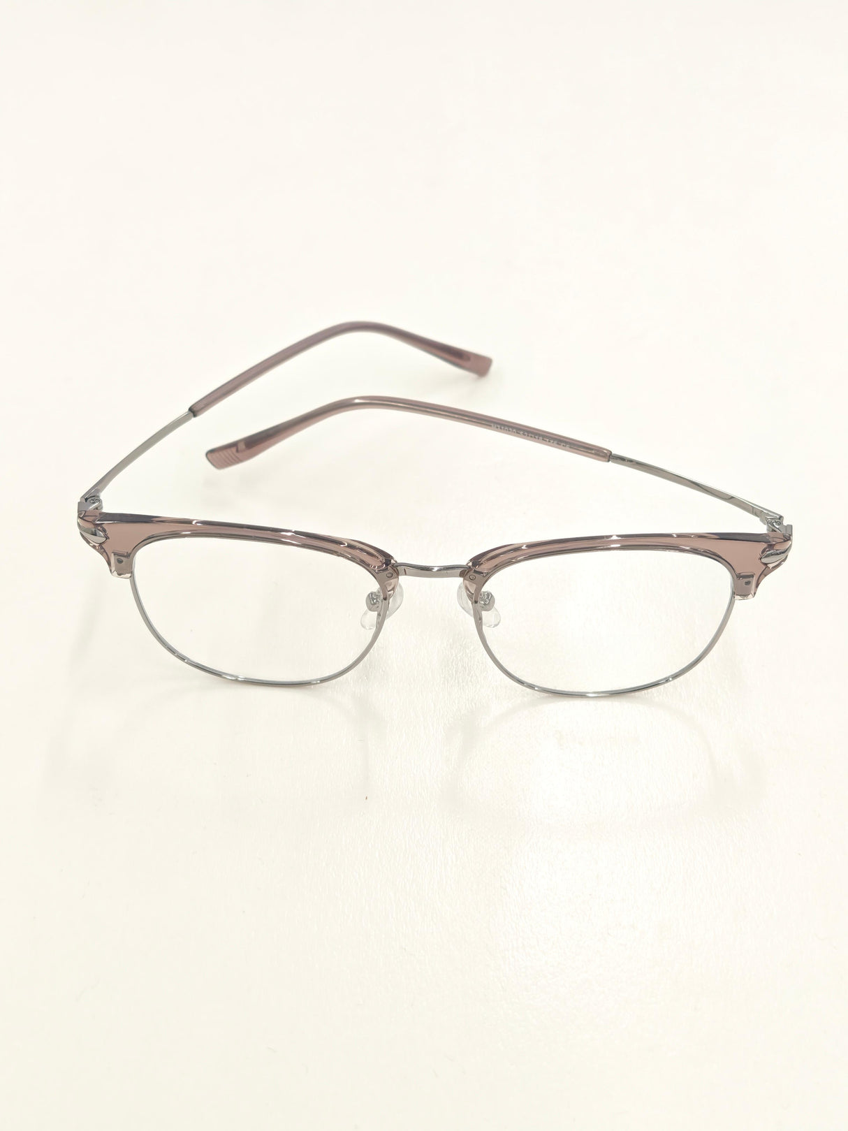 Solid Color Semi-transparent Eyeglasses
