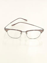 Solid Color Semi-transparent Eyeglasses