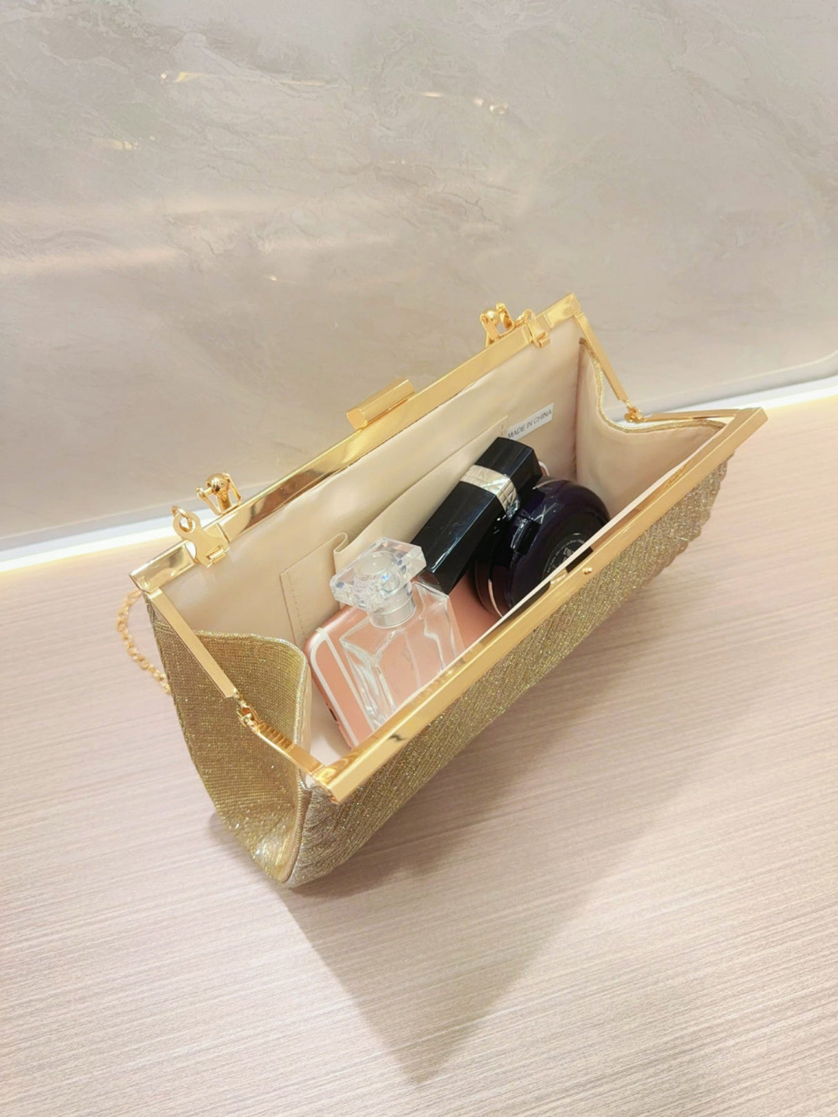 Liber Four Seasons ACC Sequined Small Square Bag