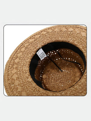 Flat-topped, Openwork Sunshade Hat