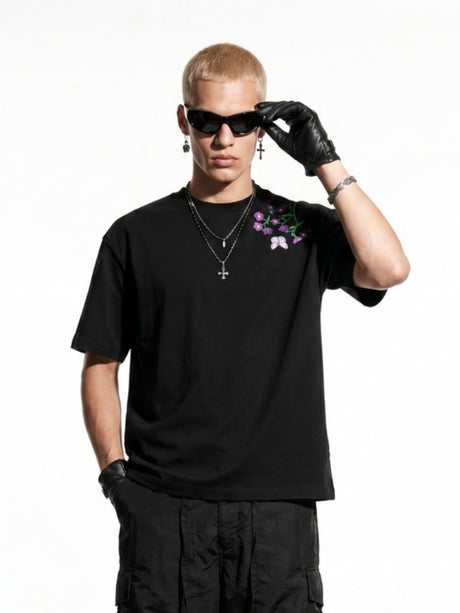 Butterfly Floral Printed T-shirts
