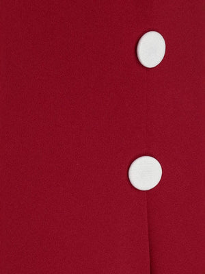 Christmas Off Shoulder Lace Stitching Trim Grace Full Skirt Dress