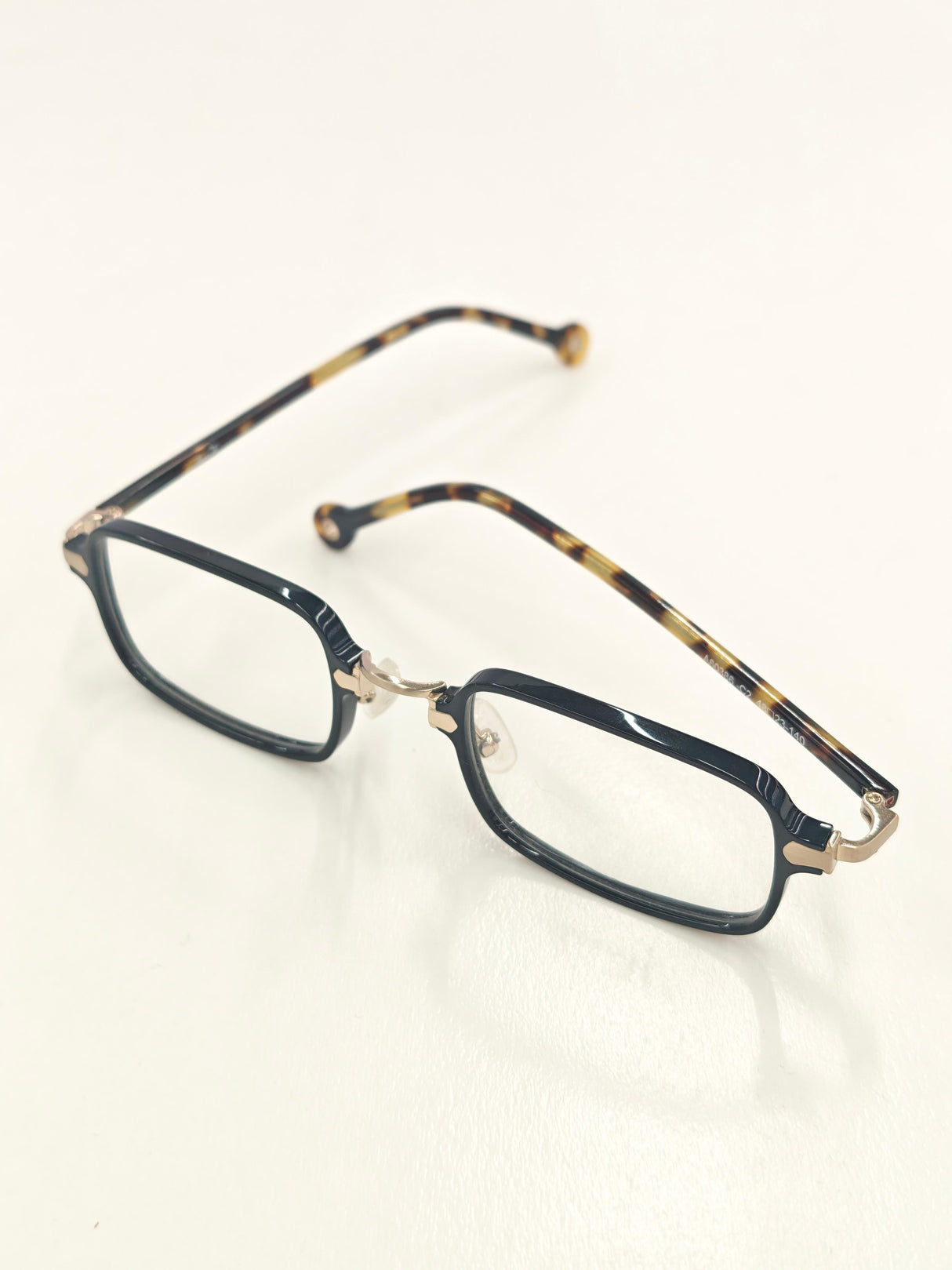 Black-framed Leopard-print Eyeglasses