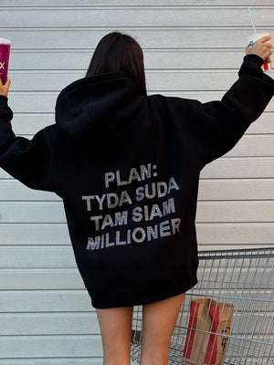 Liber Autumn women's letter printed hoddies