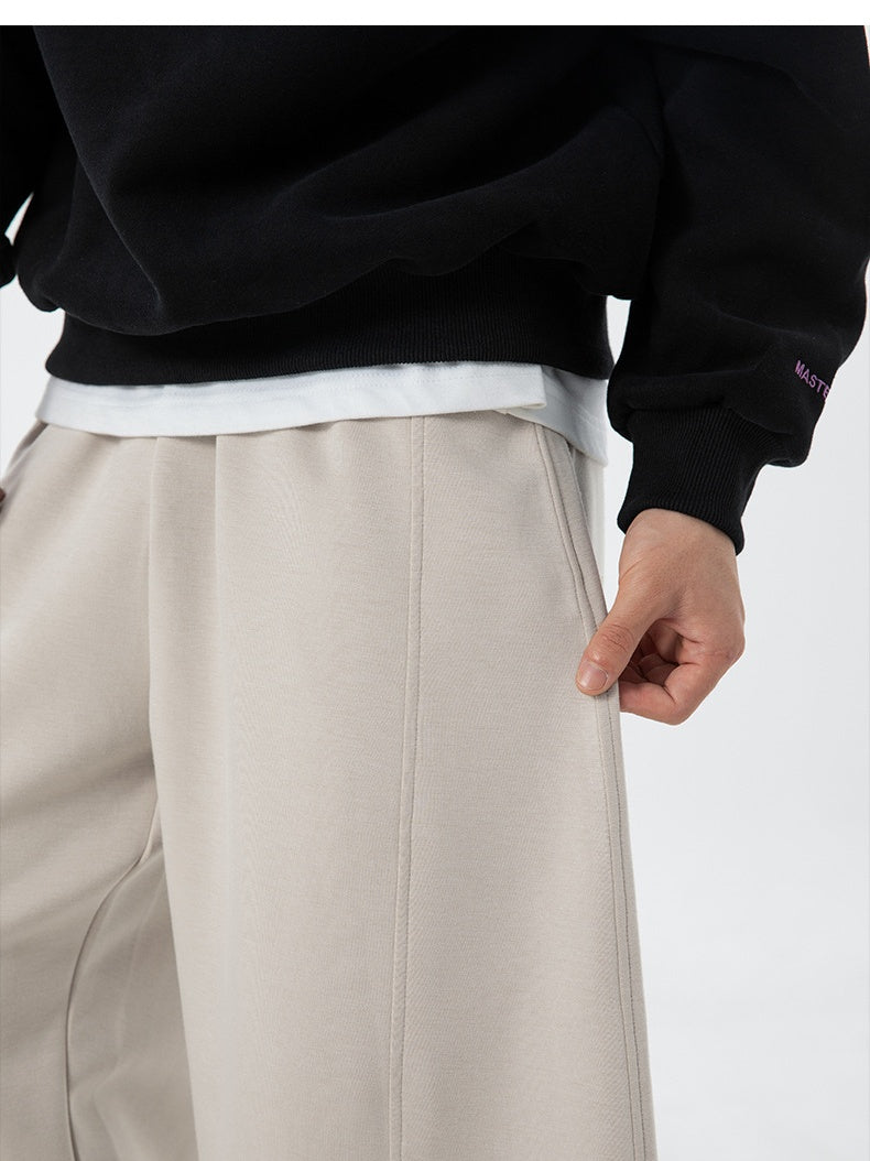 Liber Autumn Men's None Solid Color Pants