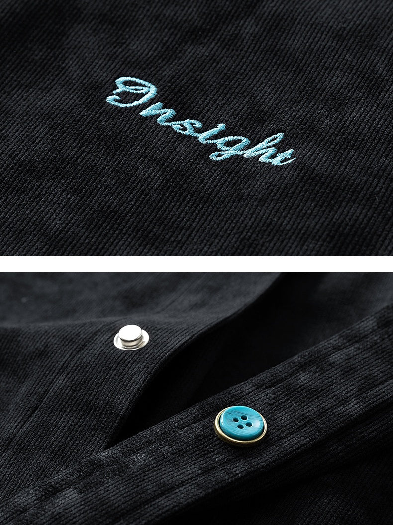 Printed Embroidery Corduroy Wear-resistant Shirts