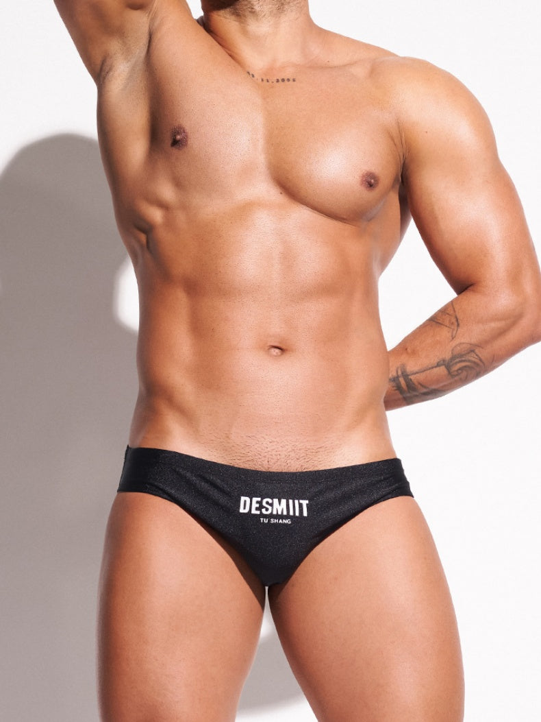Low Rise To Avoid Embarrassment Quick-drying Triangle Swim Trunks