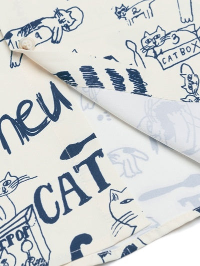 Cartoon Animals Graffiti Oversize Shirts