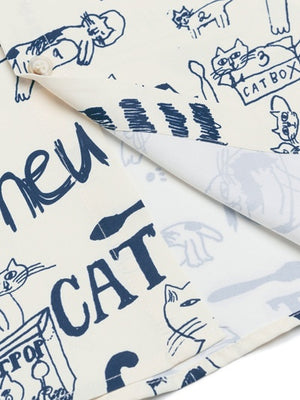 Cartoon Animals Graffiti Oversize Shirts