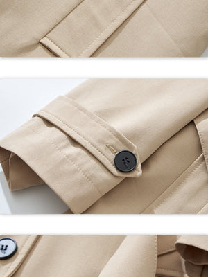 Double-breasted Mid-length Trench Coats