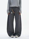 Deconstruction Machete Loose Silhouette Vintage Floor-length Pants