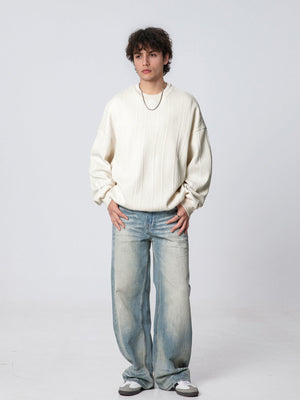 Liber Autumn Men's Solid Color Sweatshirts