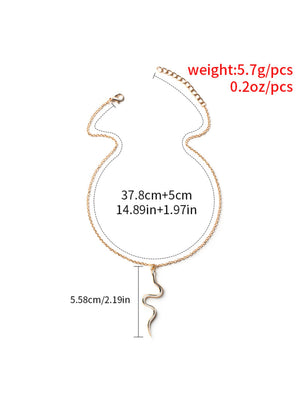 Snake Pendant Necklace