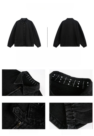 Liber Autumn Men's Printed Solid Color Jackets