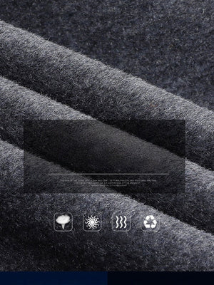 Mid-length Woolen Cloth Cotton Thickening Coats