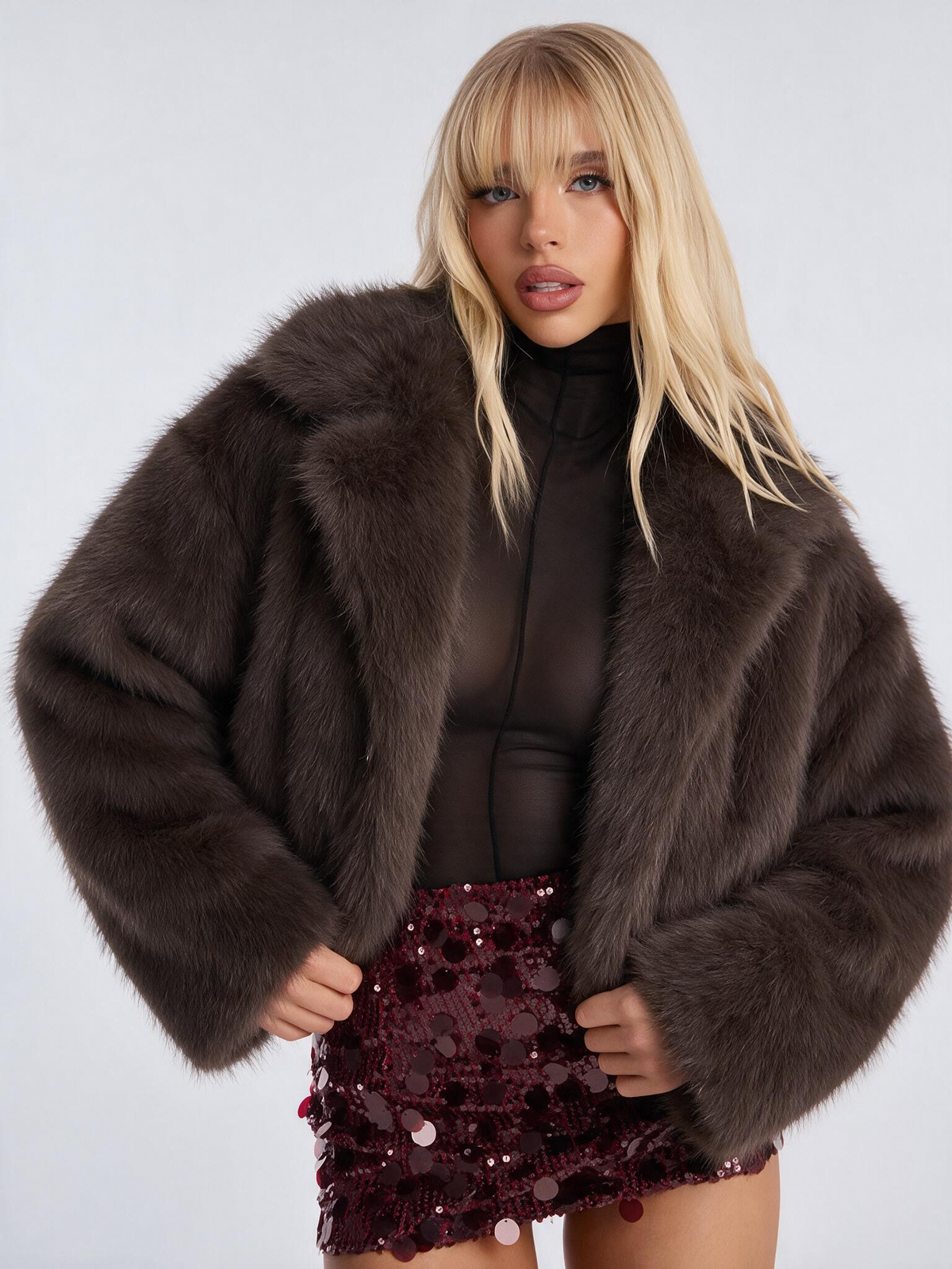 Faux Fur Coat