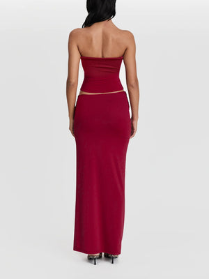 Liber Summer Women's Splicing Solid Color 2-piece Sets