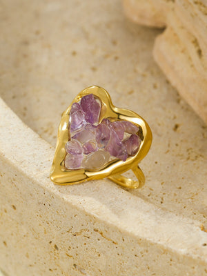 Colorful Heart Ring