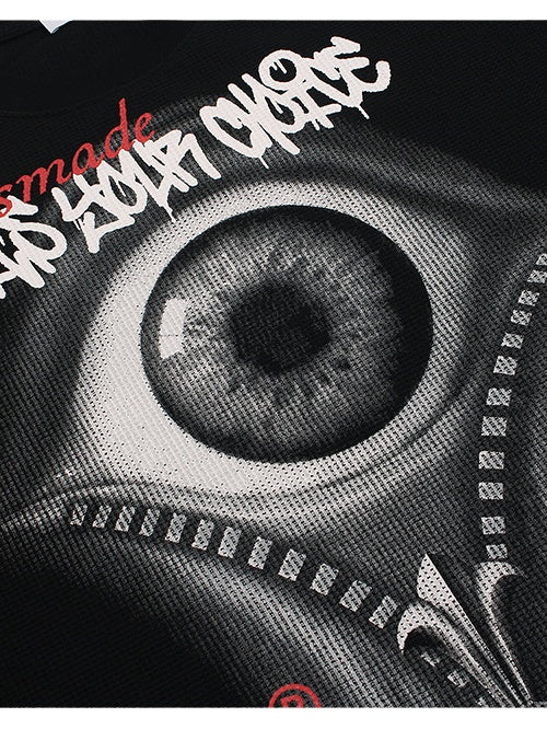 Liber Autumn Neutral wear Printed Eye T-shirts