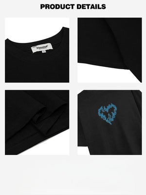 Liber Summer Neutral Printed Love T-shirts