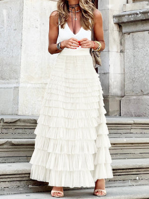 Mesh Multi-story Sweet Cake Skirt