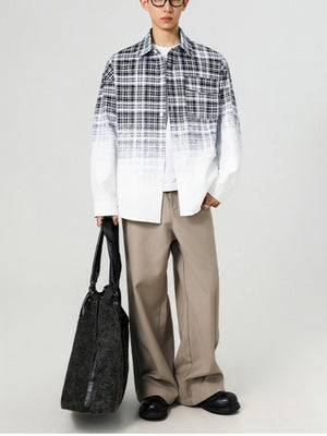 Gradient Plaid Shirts