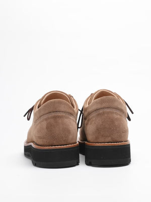 AKAIFUxUGLYBROS Collaboration Low-top Genuine Leather Goodyear V-sole Outdoor Workwear Derby Boots, Unisex.