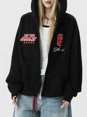 Neutral wear Embroidered Pattern Creativity Sweatshirts&Hoodies