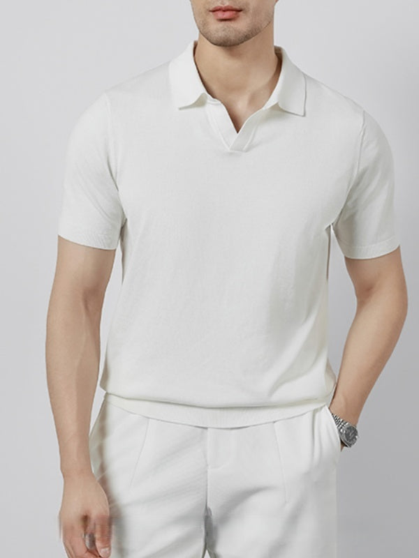 Old Money Style Slim-fit Polo Shirts