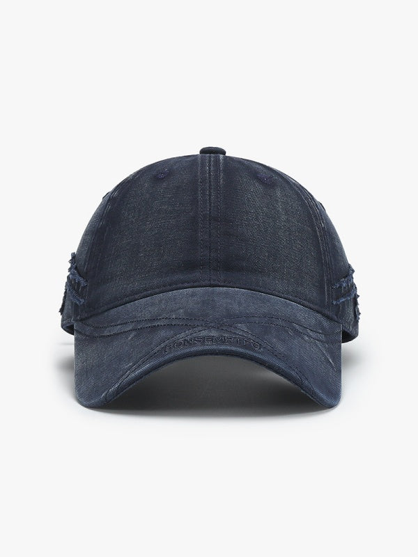 Distressed Letter Embroidery Baseball Caps