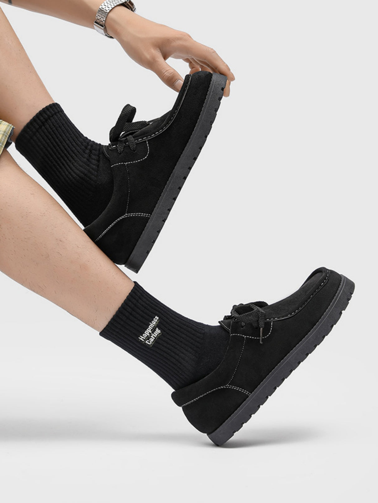 Suede Retro Casual Shoes