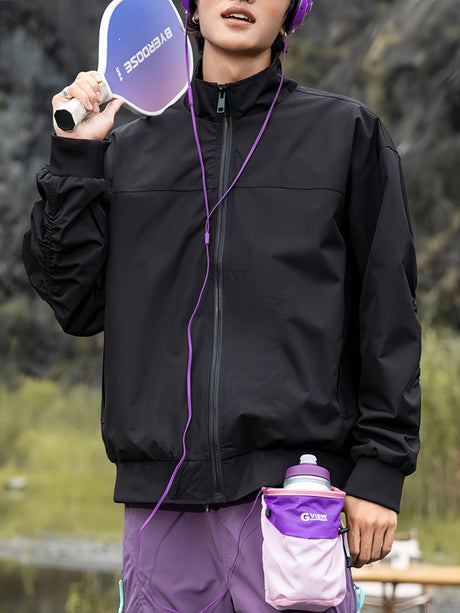 Outdoor Stand Collar Simplicity All-match Leisure Flight Jacket