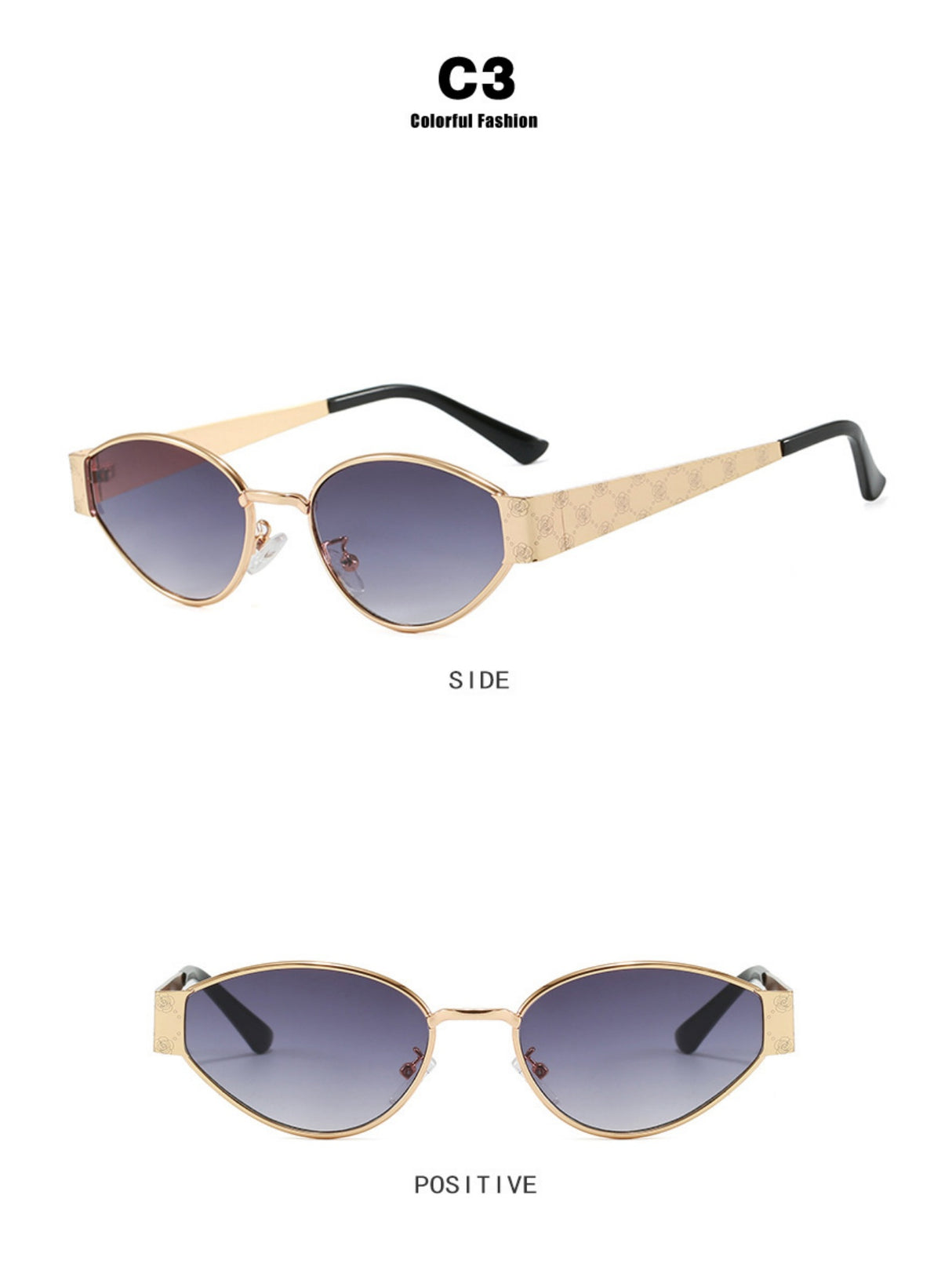 Full-frame Cat-eye Sunglasses