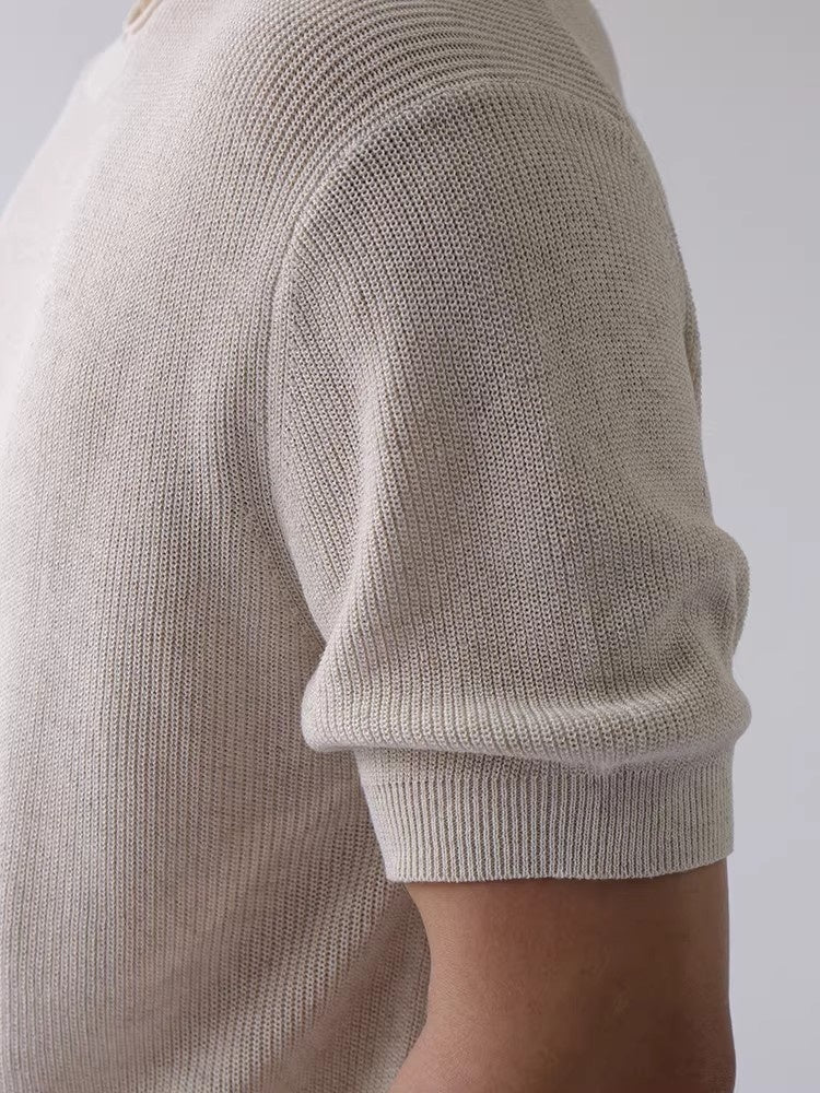 Hollow Out Breathable Solid Color T-shirts