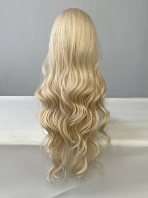 Synthetic Fiber Long Wavy Curl Wig