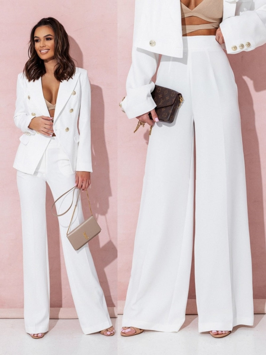 Double-breasted Two-piece Suit