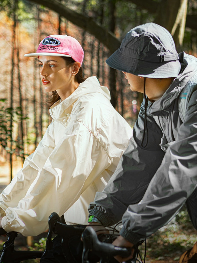 Outdoor Hooded Zipper Sunscreen Coat